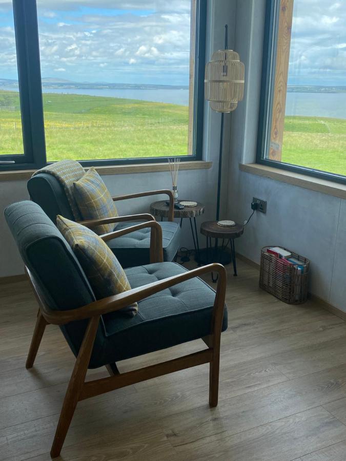 Unique Luxurious Cabin On Sea View Working Croft Garrabost Exteriör bild